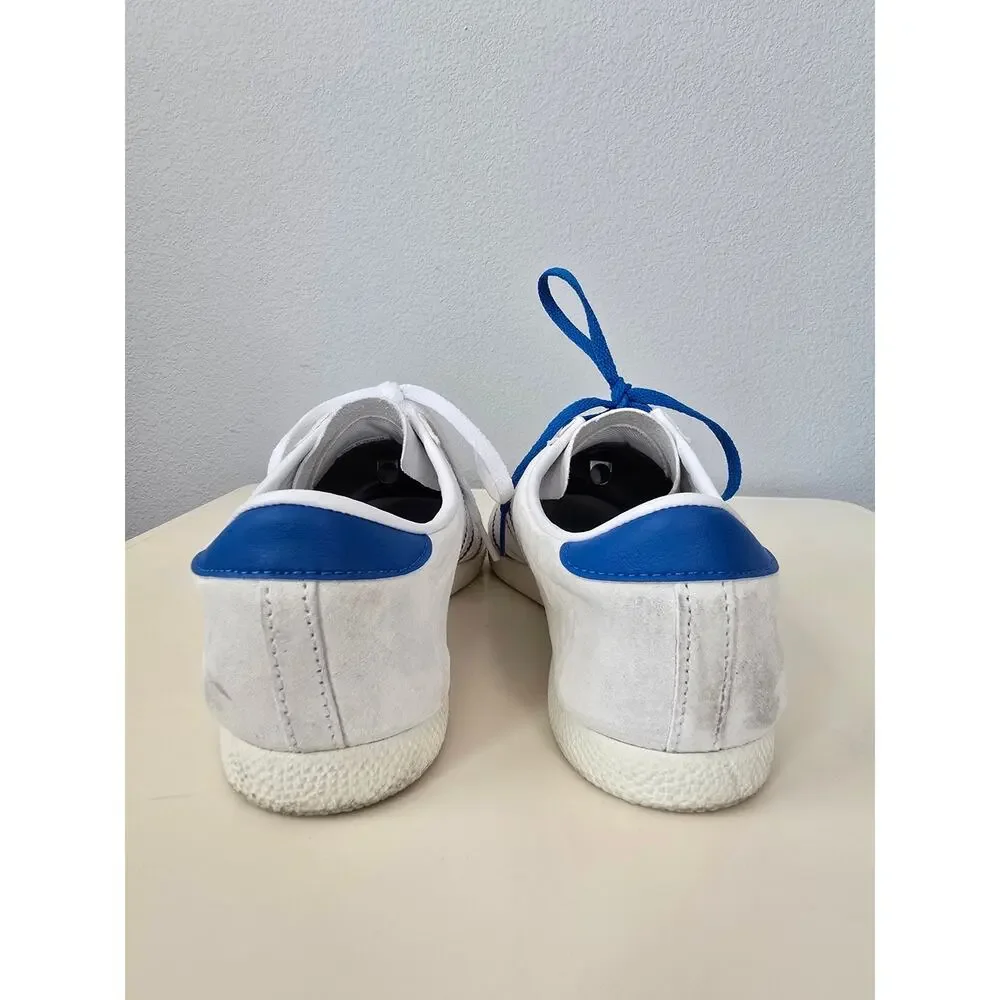Adidas Rotterdam 00 IH4776 White Blue Red Suede Shoes Men 9.5 Retro European